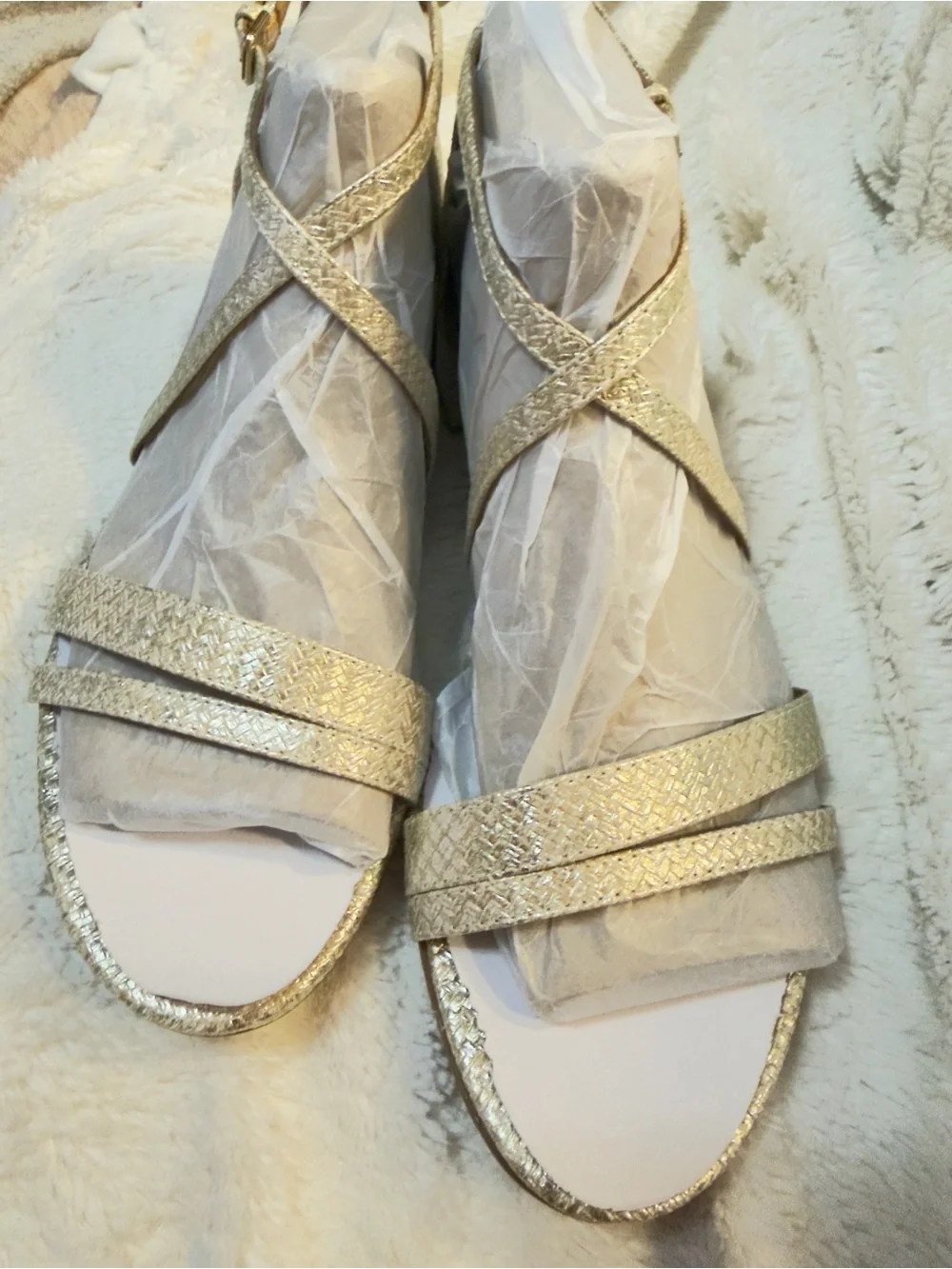 Naturalizer June Strappy Low Block Heel Dress Sandal Cremosa Taupe Leather 10 W